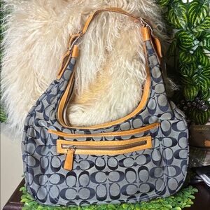 Coach SoHo Shoulder Blue Women Bag